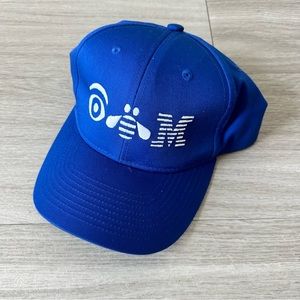 IBM blue logo hat
